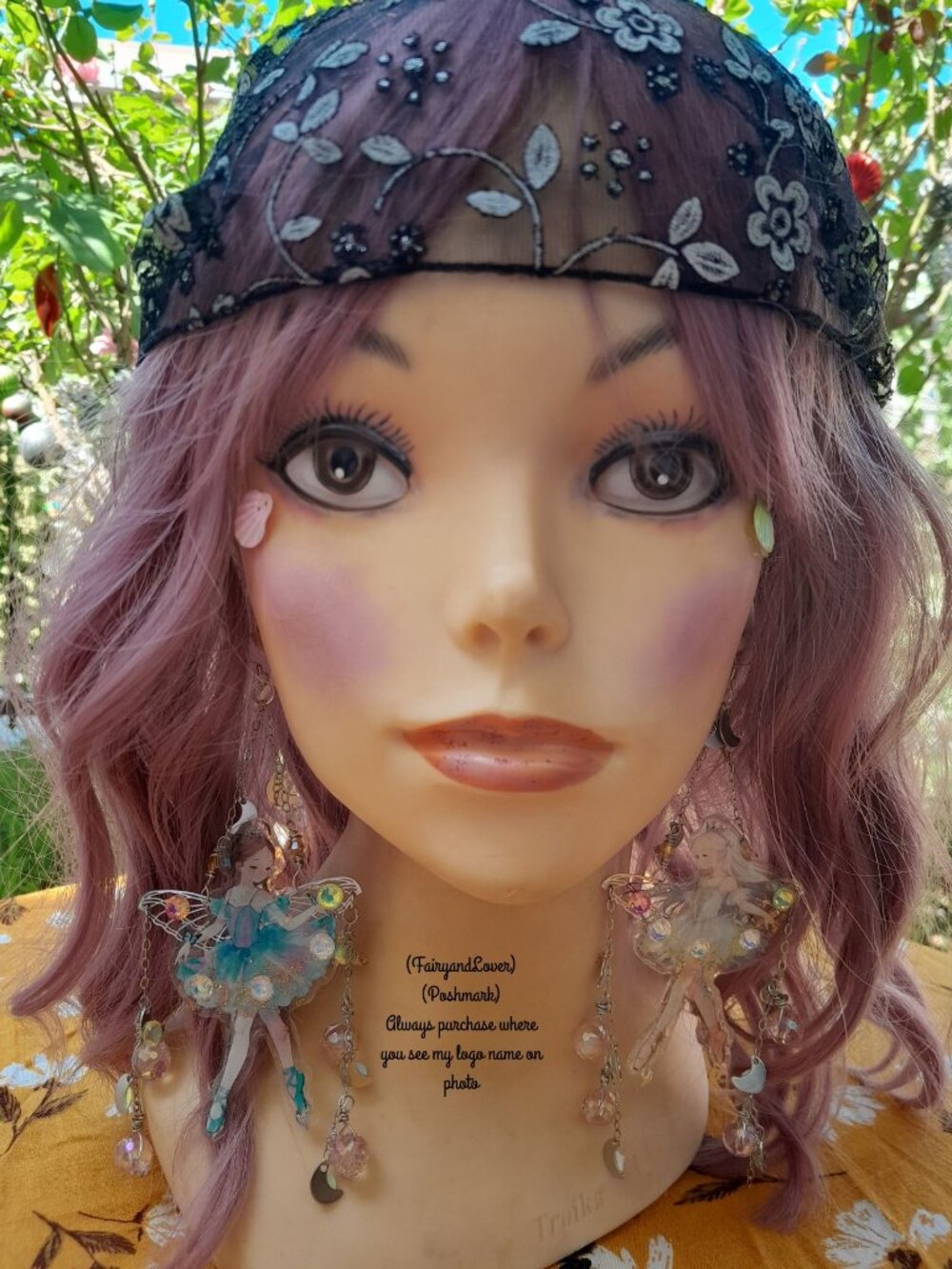 Fairy Dragonfly wing chandelier earrings, fairy bridal accessory gifts